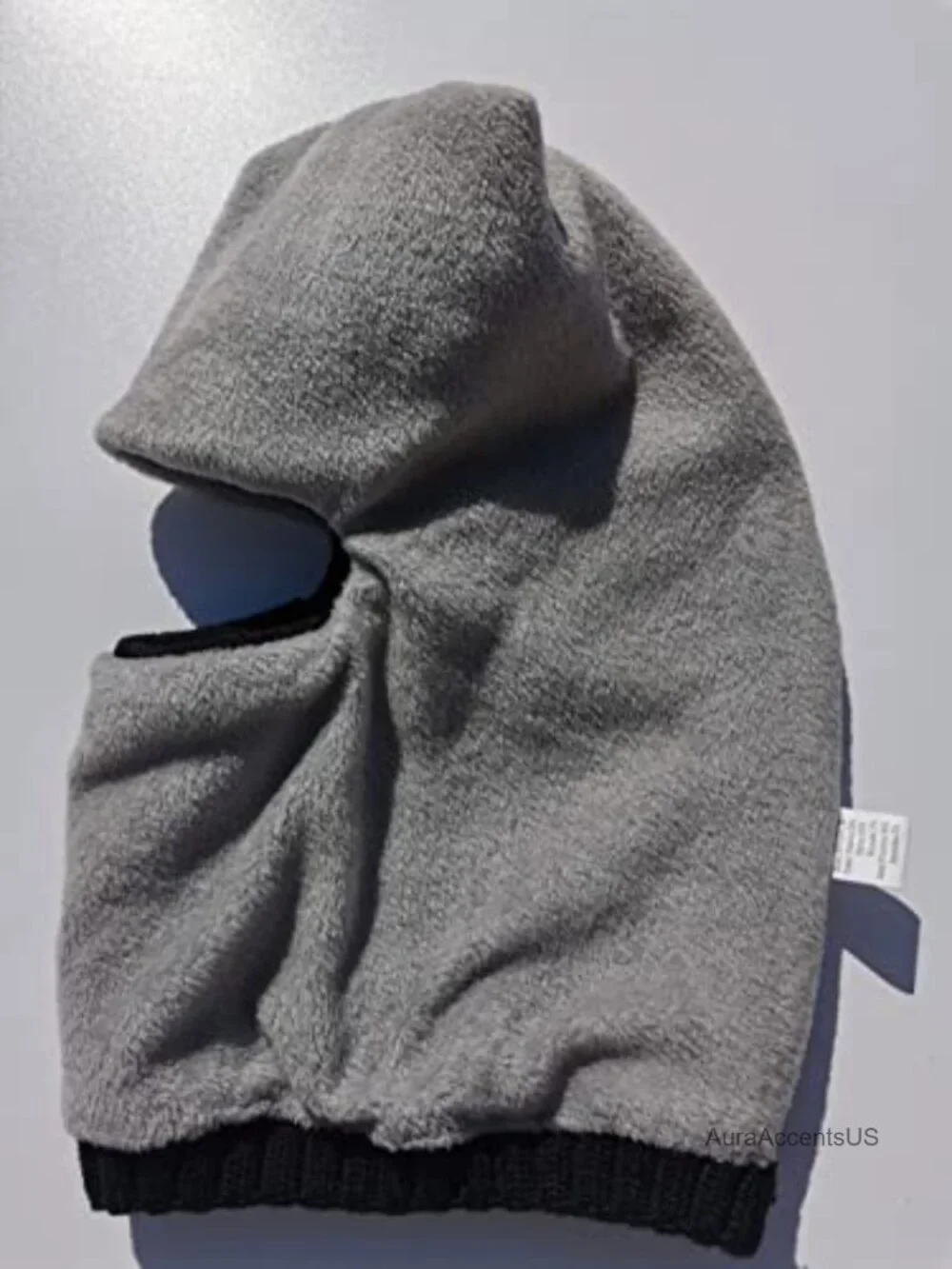 Baby Winter Hat Scarf Set, Knitted Earflap Hood, Cotton, 1 Count
